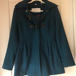 Teal Jessica Simpson pea coat